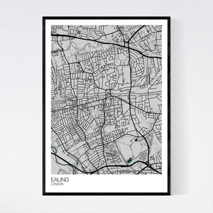 Ealing Neighbourhood Map Print