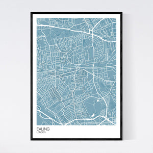 Ealing Neighbourhood Map Print