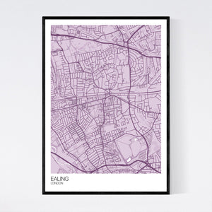 Ealing Neighbourhood Map Print