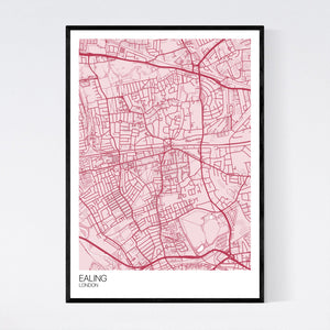 Ealing Neighbourhood Map Print