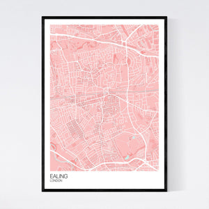 Ealing Neighbourhood Map Print