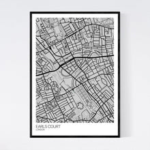 Load image into Gallery viewer, Earls Court Neighbourhood Map Print