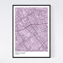 Load image into Gallery viewer, Earls Court Neighbourhood Map Print