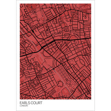 Load image into Gallery viewer, Map of Earls Court, London