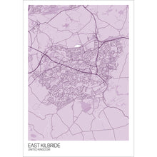 Load image into Gallery viewer, Map of East Kilbride, United Kingdom