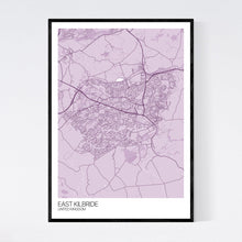 Load image into Gallery viewer, Map of East Kilbride, United Kingdom