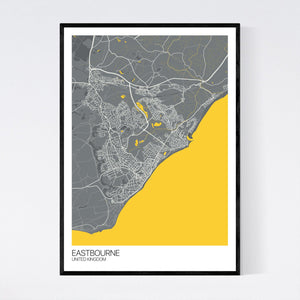 Eastbourne City Map Print