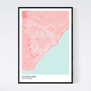 Eastbourne City Map Print