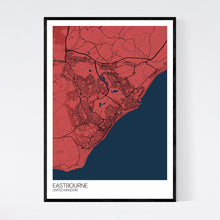 Load image into Gallery viewer, Eastbourne City Map Print