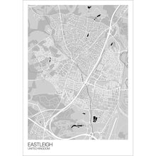 Load image into Gallery viewer, Map of Eastleigh, United Kingdom