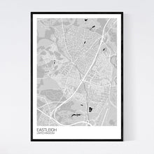 Load image into Gallery viewer, Map of Eastleigh, United Kingdom