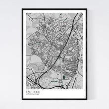 Load image into Gallery viewer, Eastleigh City Map Print