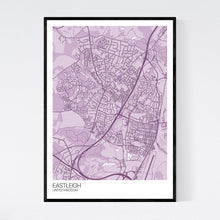 Load image into Gallery viewer, Eastleigh City Map Print