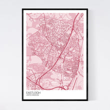 Load image into Gallery viewer, Eastleigh City Map Print