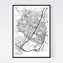 Load image into Gallery viewer, Eastleigh City Map Print