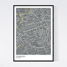 Load image into Gallery viewer, Edinburgh City Centre City Map Print