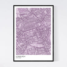 Load image into Gallery viewer, Edinburgh City Centre City Map Print