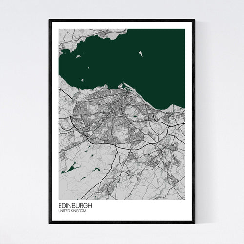 Map of Edinburgh, United Kingdom