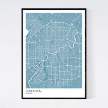 Load image into Gallery viewer, Edmonton City Map Print