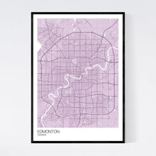 Load image into Gallery viewer, Edmonton City Map Print