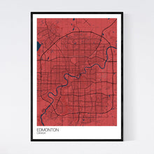 Load image into Gallery viewer, Map of Edmonton, Canada