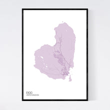 Load image into Gallery viewer, Eigg Island Map Print