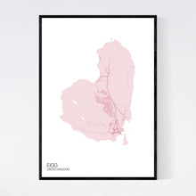 Load image into Gallery viewer, Eigg Island Map Print