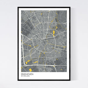 Eindhoven City Map Print