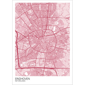 Map of Eindhoven, Netherlands