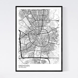 Eindhoven City Map Print