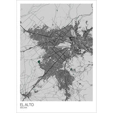Load image into Gallery viewer, Map of El Alto, Bolivia