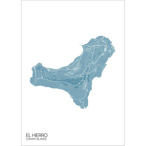 Map of El Hierro, Canary Islands