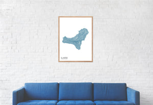 Map of El Hierro, Canary Islands