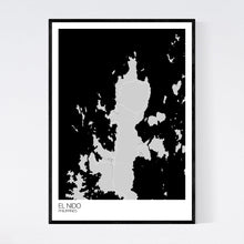 Load image into Gallery viewer, El Nido Region Map Print