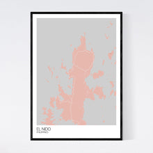 Load image into Gallery viewer, El Nido Region Map Print