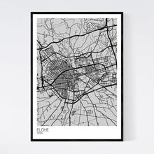 Load image into Gallery viewer, Elche City Map Print