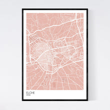 Load image into Gallery viewer, Elche City Map Print
