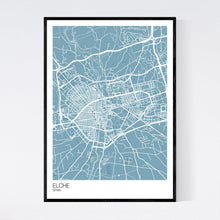 Load image into Gallery viewer, Elche City Map Print