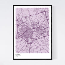 Load image into Gallery viewer, Elche City Map Print