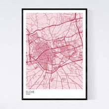 Load image into Gallery viewer, Elche City Map Print