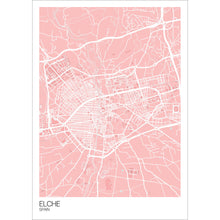 Load image into Gallery viewer, Map of Elche, Spain