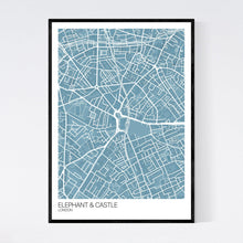 Load image into Gallery viewer, Elephant &amp; Castle Neighbourhood Map Print