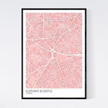 Load image into Gallery viewer, Elephant &amp; Castle Neighbourhood Map Print