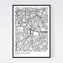 Load image into Gallery viewer, Elephant &amp; Castle Neighbourhood Map Print