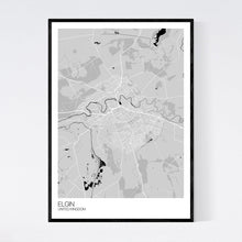 Load image into Gallery viewer, Elgin City Map Print