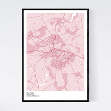 Load image into Gallery viewer, Elgin City Map Print