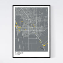 Load image into Gallery viewer, Elk Grove City Map Print
