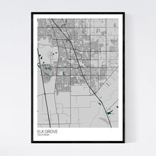 Load image into Gallery viewer, Elk Grove City Map Print