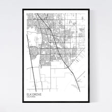 Load image into Gallery viewer, Map of Elk Grove, California