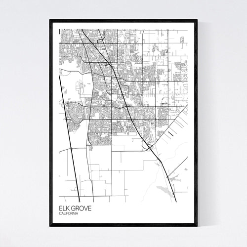 Map of Elk Grove, California
